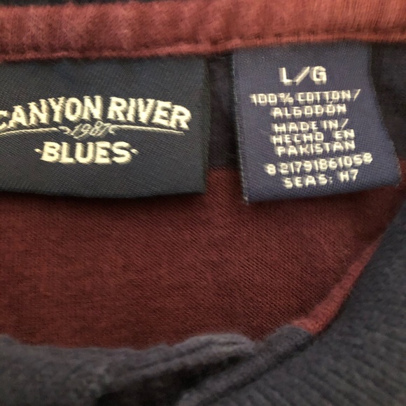 Canyon River Blues Mens Size Large Cotton Shirt - Picture 3 of 3